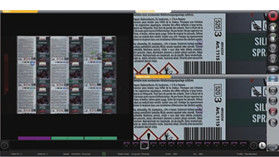 Sistemi di ispezione di visione artificiale di stampa, sistema in-linea del controllo del colore