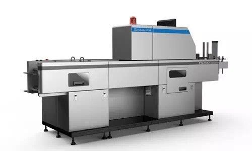 La macchina di stampa automatica di ispezione per l'indumento etichetta il sistema di controllo di qualità con velocità 150m/min